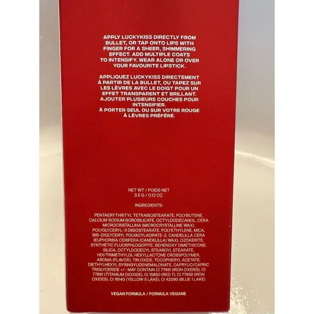 NIB Isamaya Luckykiss Diamond Lip Glow Full Size Buck Lipstick 3.5g/0.12 oz